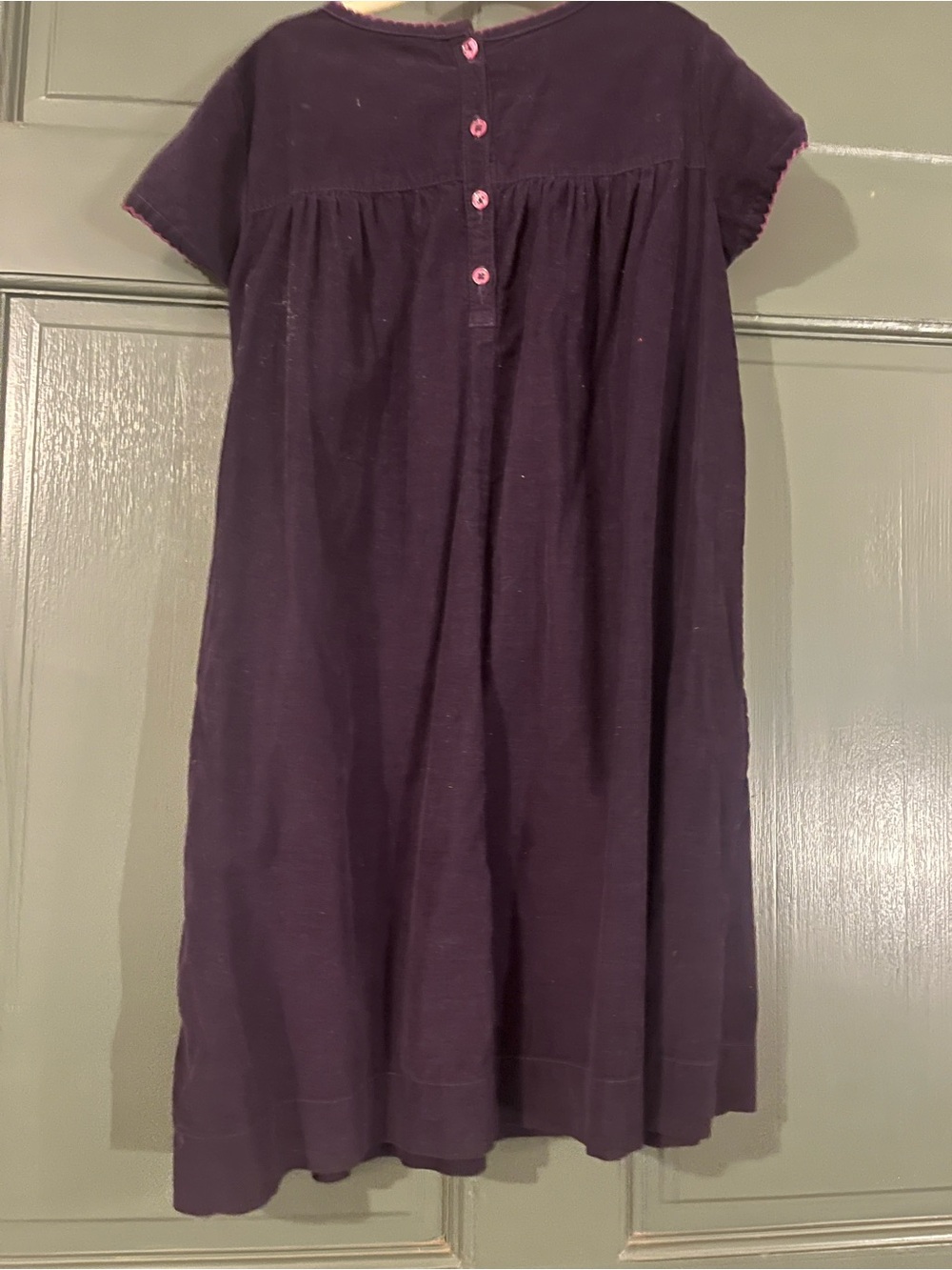 Girls purple mini Boden dress - Picture 4 of 6